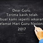 50 Kata Kata Ucapan Selamat Hari GURU Nasional 2017 Terbaik