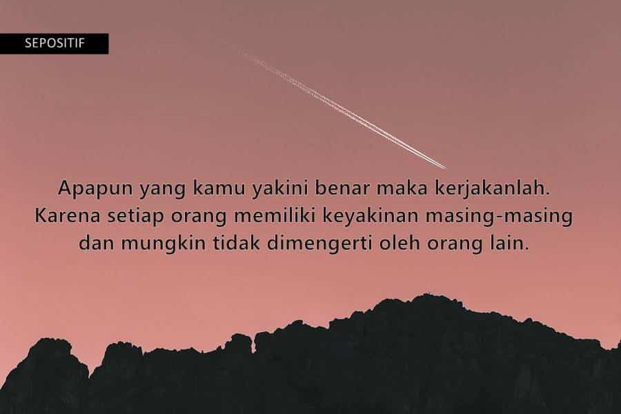 30+ Kata Kata Keyakinan Diri Sendiri