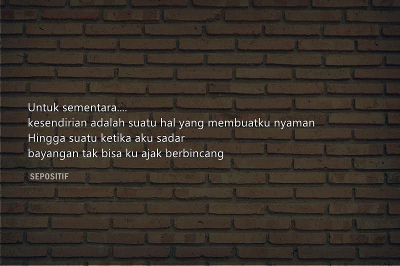50 Kata Kata tentang Bayangan yang Gelap dan Semu Bermakna Dalam
