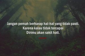 50 Kata Kata Berharap yang Tidak Pasti Kepada Seseorang - Jujur Saya Kecewa!