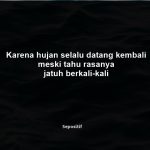 30 Kata Kata Tentang Hujan dan Kenangan yang Penuh Makna