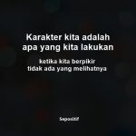 50 Kata Kata Tentang Karakter Seseorang