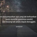 40 Kata Kata Malam yang Sunyi dan Sepi Sendiri