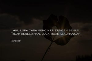 50 Kata Kata Jangan Mencintai Seseorang Secara Berlebihan dan Terlalu Dalam