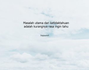 50 Kata Kata Tentang Rasa Ingin Tahu yang Besar