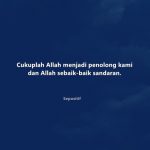 50 Kata Kata Butuh Tempat Sandaran dan Bersandar