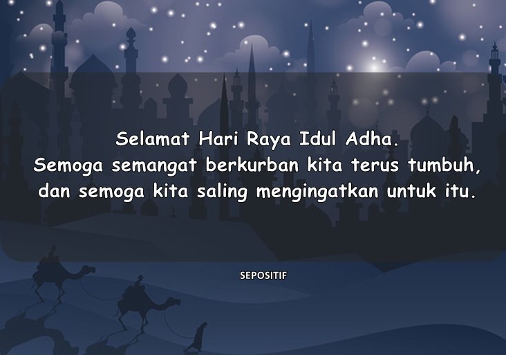 50 Kata Kata Ucapan Selamat Hari Raya Idul Adha 1442H 2021