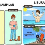 10 Ilustrasi Perbedaan Pekerja Kantoran dan Pekerja Lepas Wajib Kamu Lihat