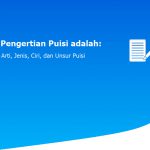 Pengertian Puisi adalah: Arti