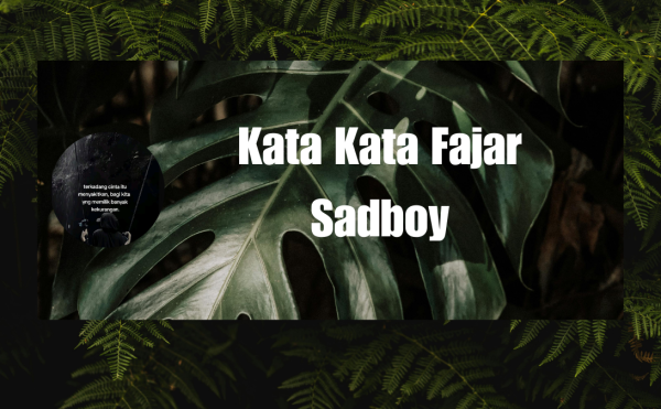 Kata Kata Fajar Sadboy