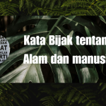 Kata Bijak tentang Alam dan manusia