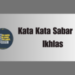 kata kata sabar dan ikhlas