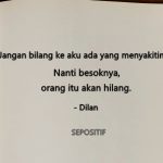 40 Kata Kata Mutiara Romatis dari Novel Dilan 1990 karya Pidi Baiq