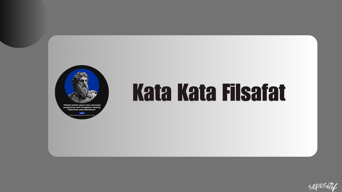 Kata Kata Filsafat