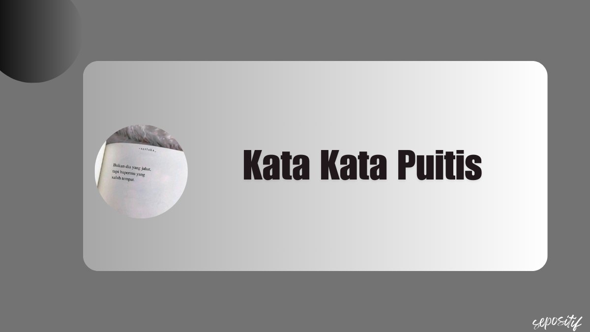 Kata Kata Puitis