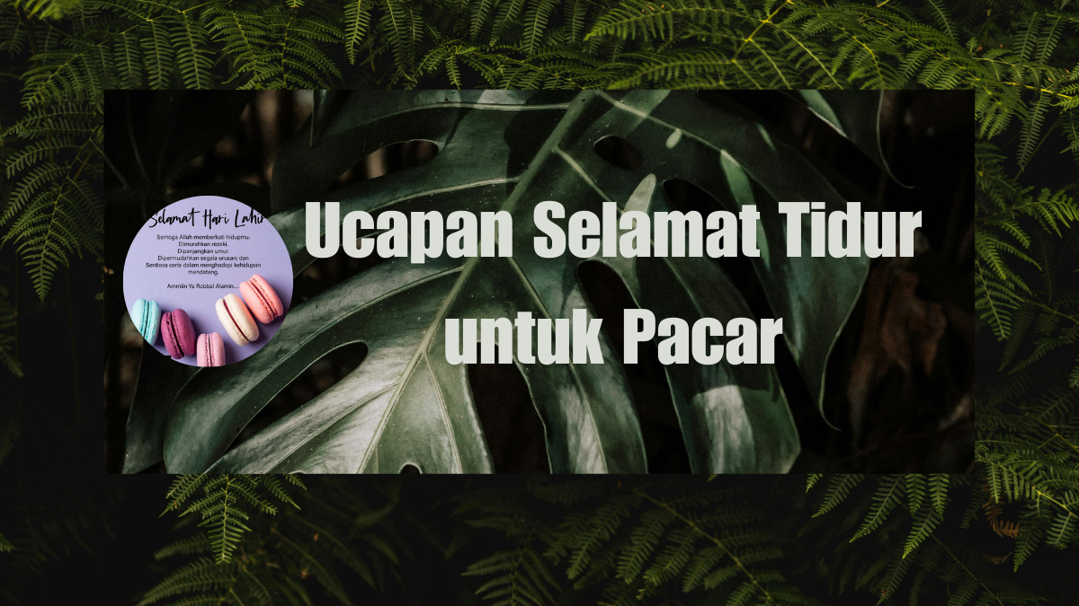 Ucapan Selamat Tidur untuk Pacar