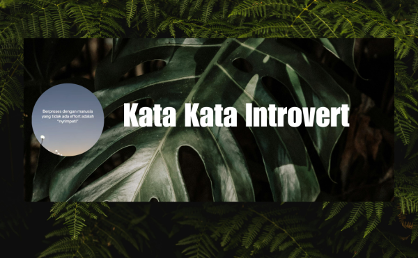 Kata kata introvert