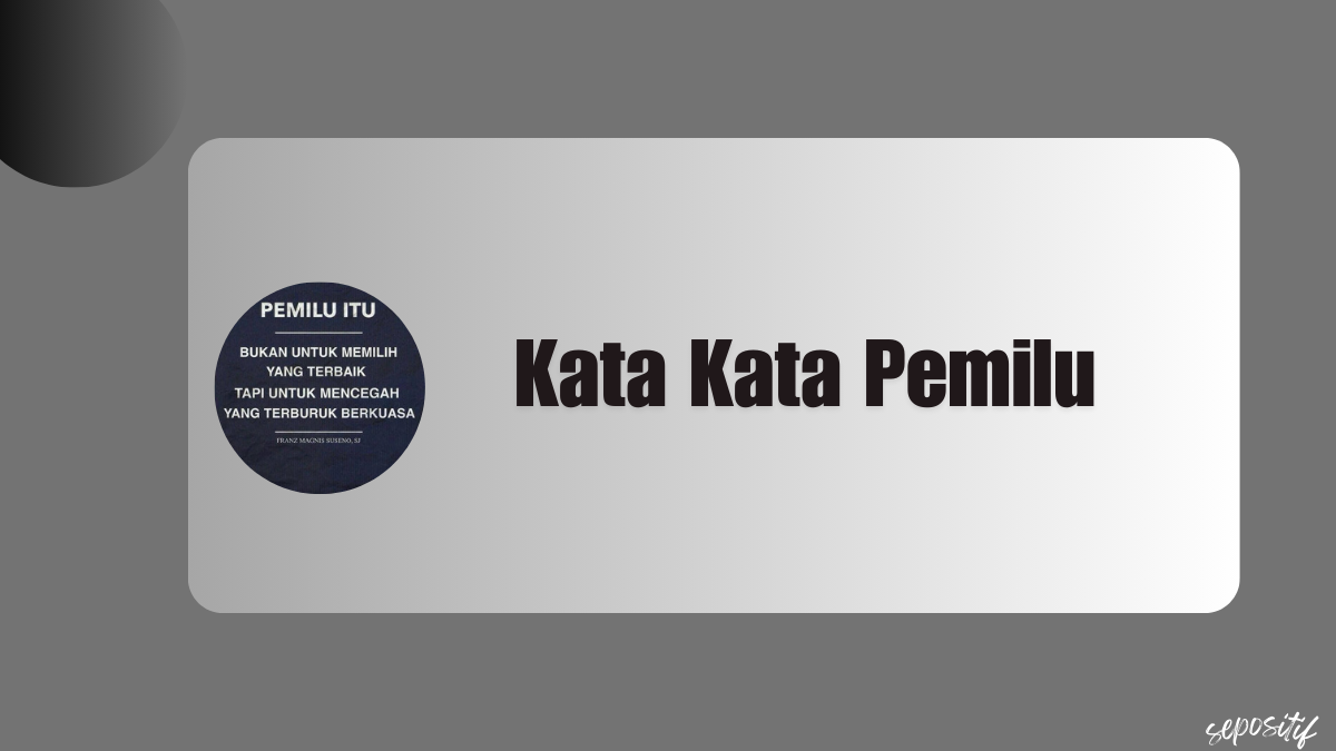 Kata Kata Pemilu