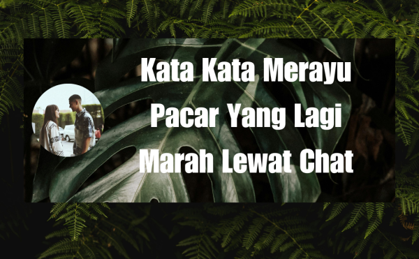 Kata Kata Merayu Pacar Yang Lagi Marah Lewat Chat