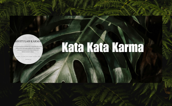 Kata Kata Karma