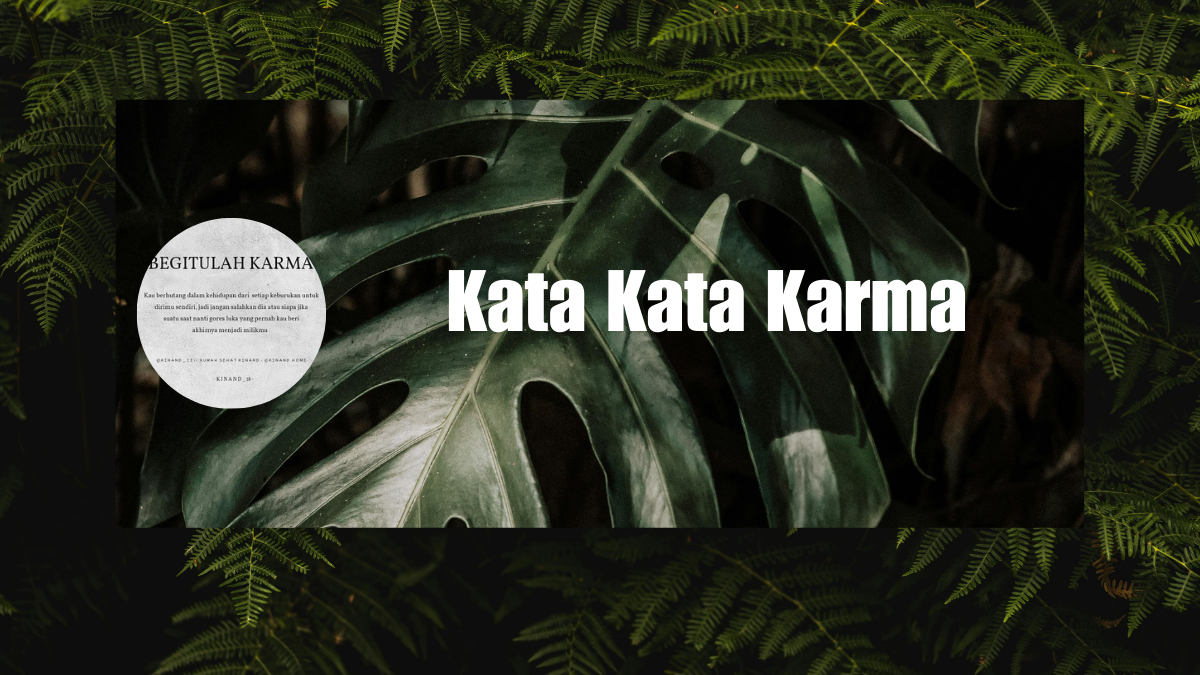 Kata Kata Karma