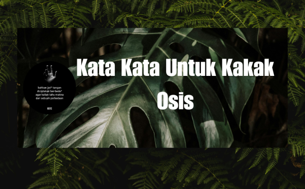 Kata Kata Untuk Kakak Osis