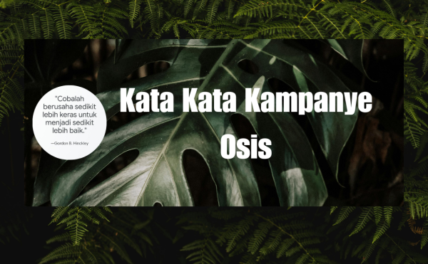 Kata Kata Kampanye Osis