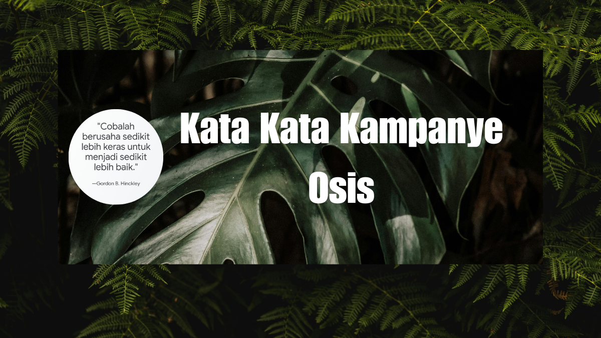 Kata Kata Kampanye Osis