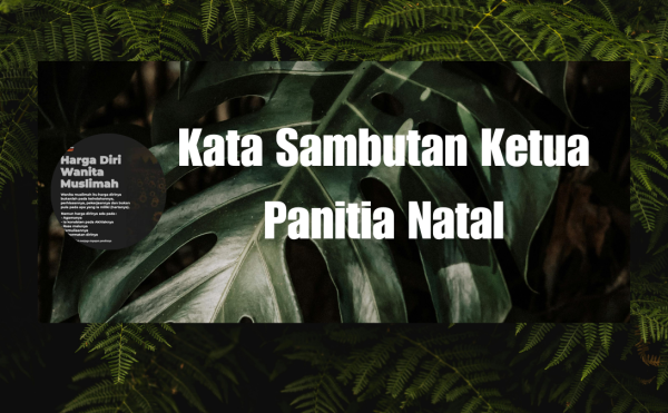 Kata Sambutan Ketua Panitia Natal