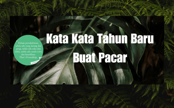 Kata Kata Tahun Baru Buat Pacar