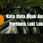 Kata Kata Bijak Anak Pertama Laki Laki