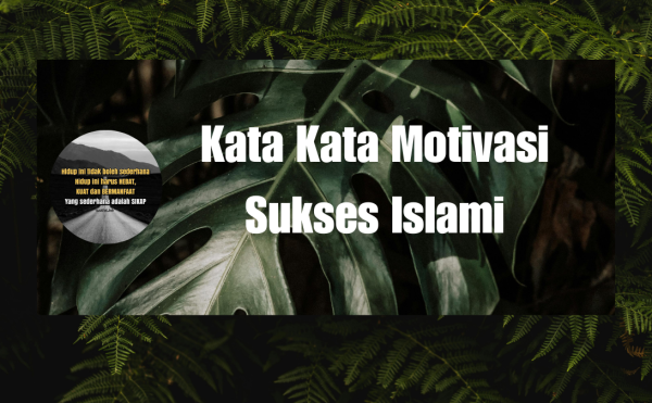 Kata Kata Motivasi Sukses Islami