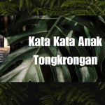 Kata Kata Anak Tongkrongan