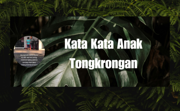 Kata Kata Anak Tongkrongan