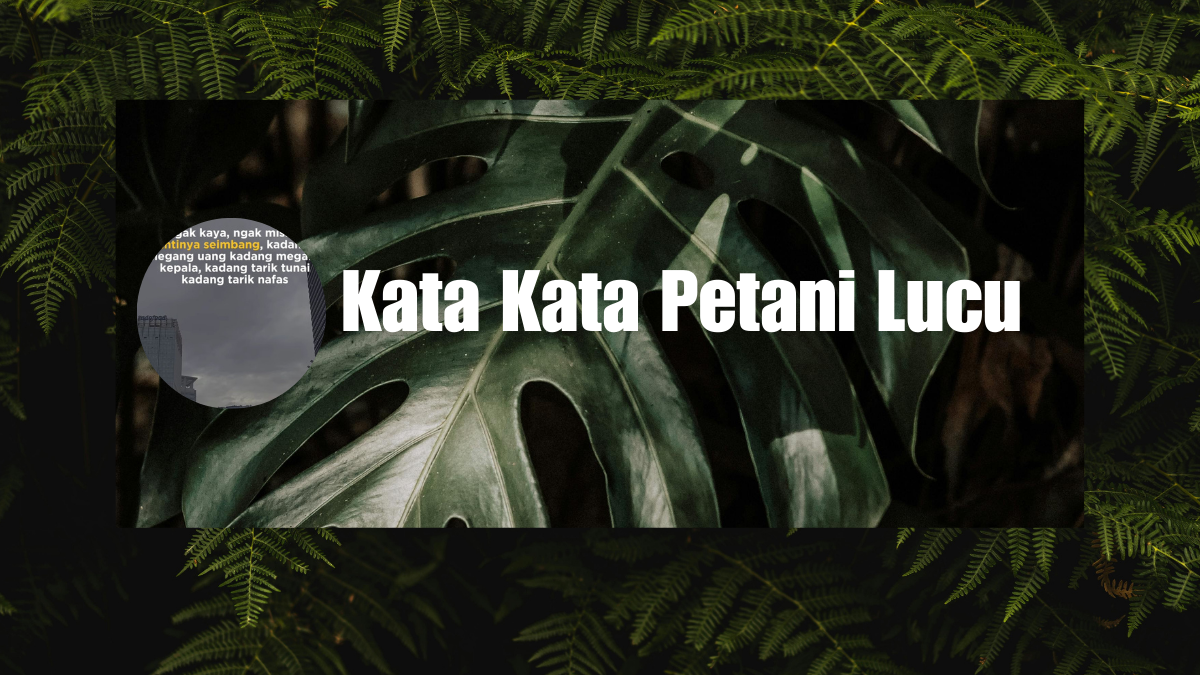 Kata Kata Petani Lucu