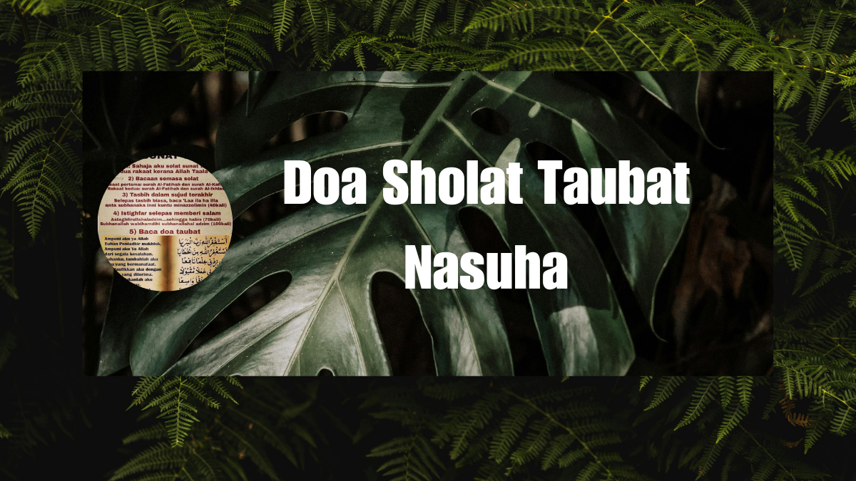 Doa Sholat Taubat Nasuha