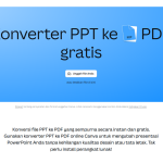 Konversi PPT ke PDF